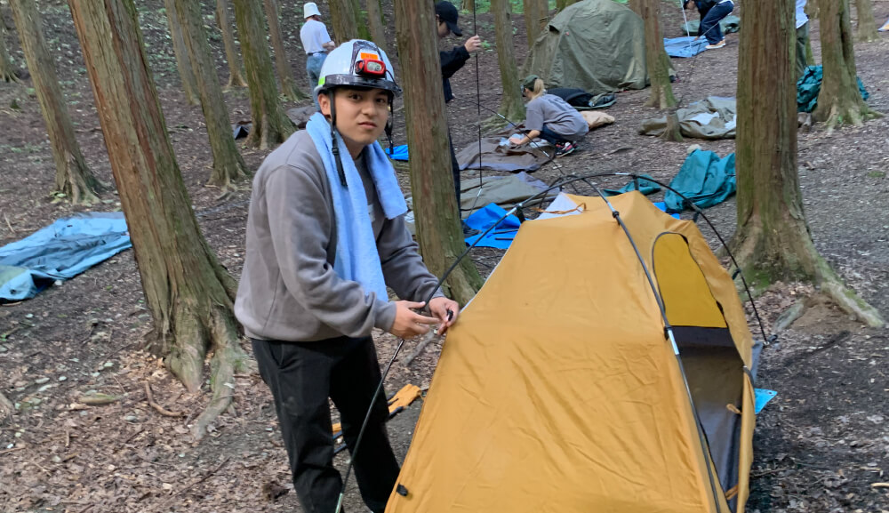 キャンプ実習