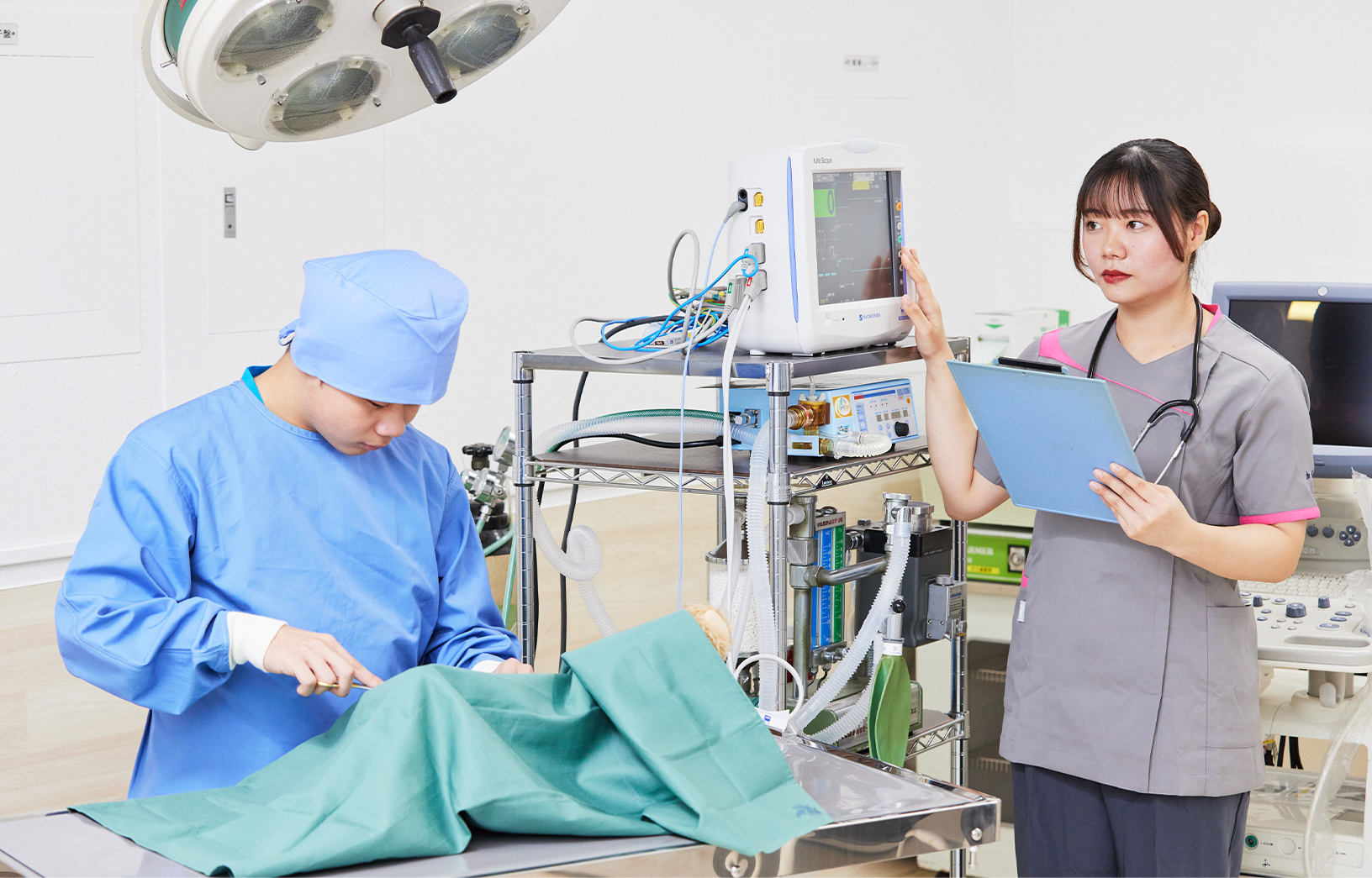 あなたの希望に合わせた動物病院実習が叶う！全国250以上の動物病院との連携による充実した動物病院実習環境