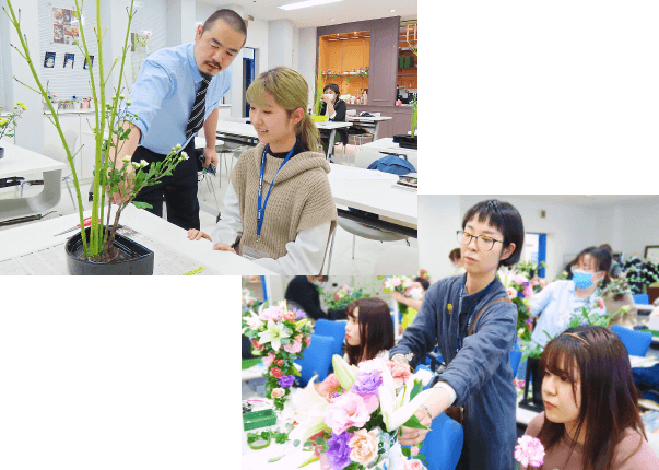 和と洋のフラワースキルを徹底的に学ぶ!
