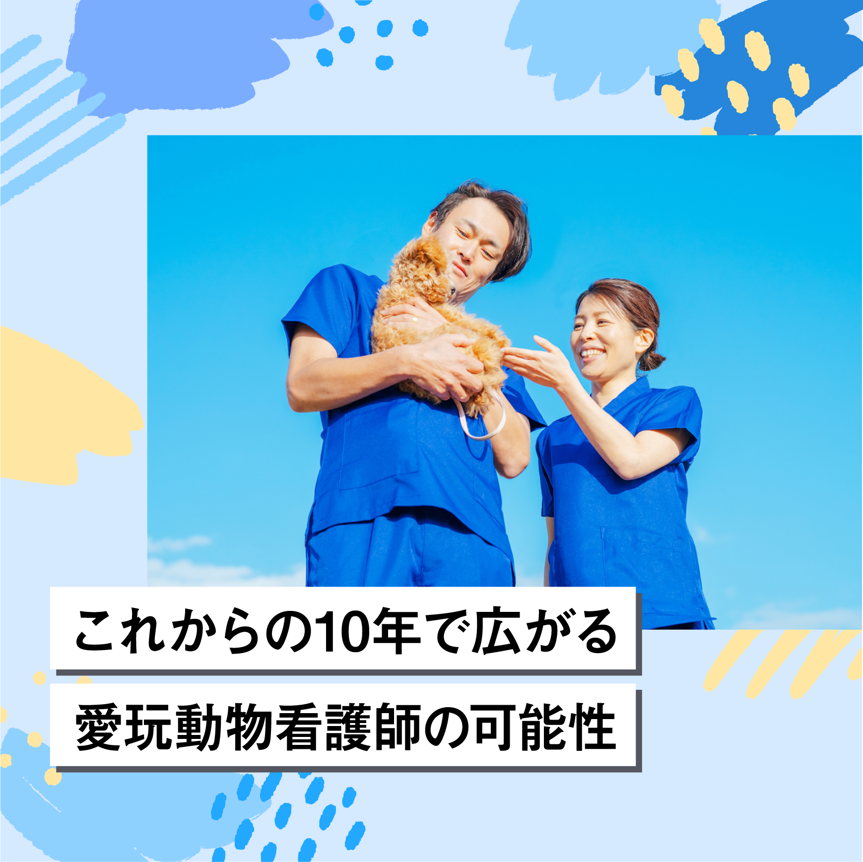 これからの10年で広がる愛玩動物看護師の可能性