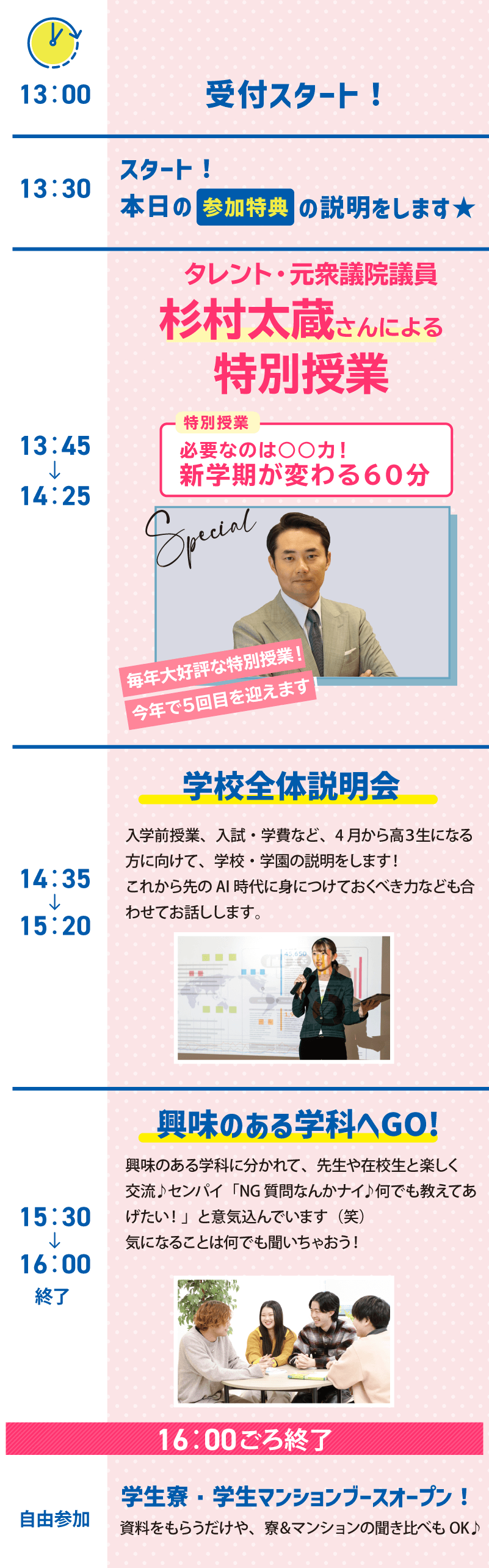 1日のスケジュール