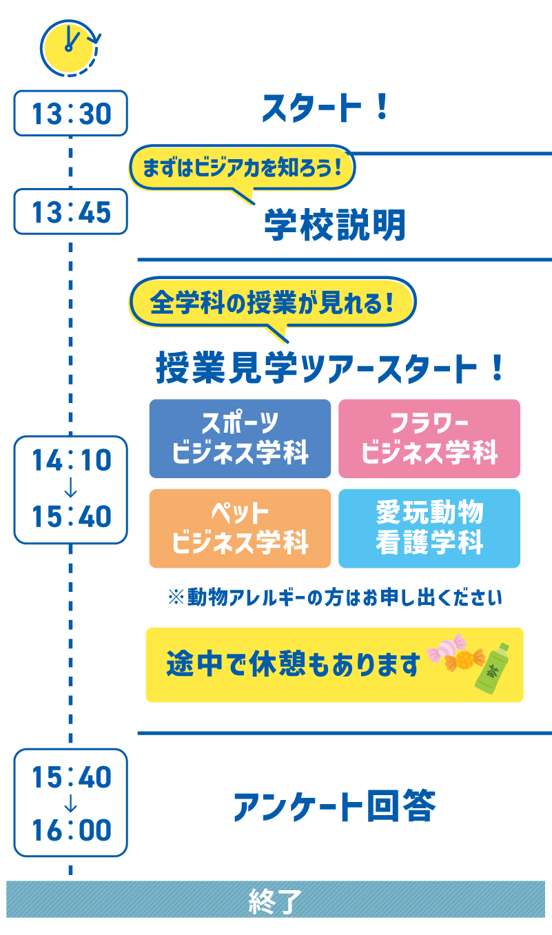 1日のスケジュール