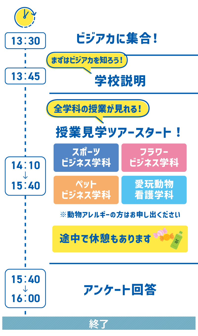 1日のスケジュール