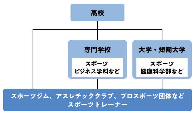 スポーツトレーナーになるには？