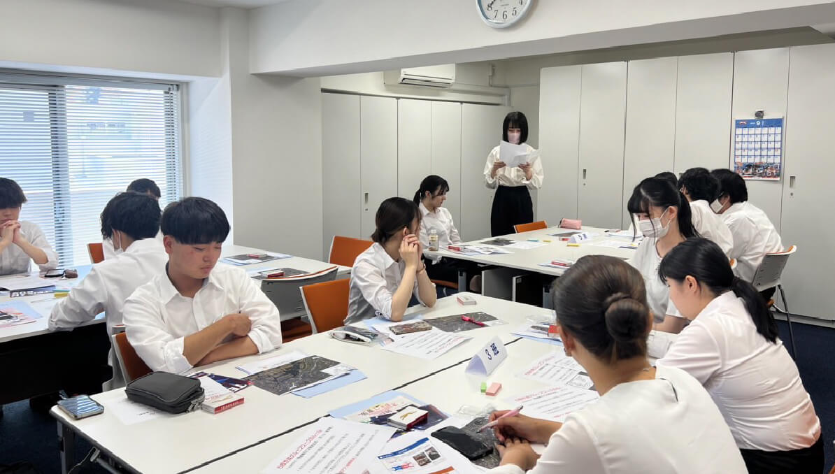 企業研修で実際に就業体験