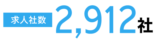 求人社数2,912社