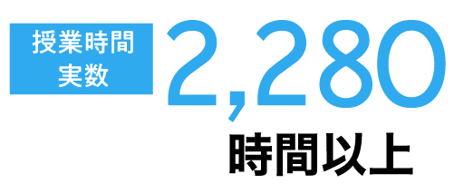 業時間数2,280時間以上